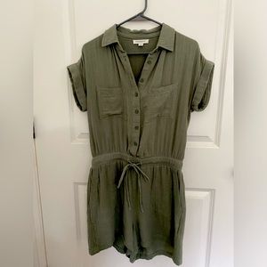 Green beachlunchlounge Romper